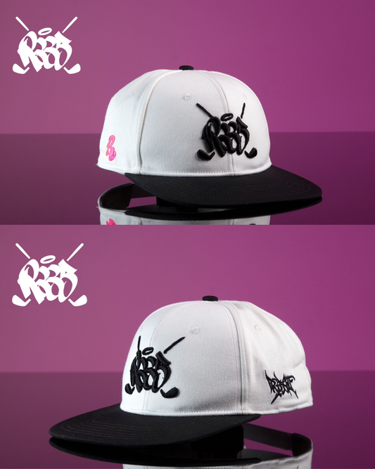 R335 Golf Old-School Flat Bill Golf Cap