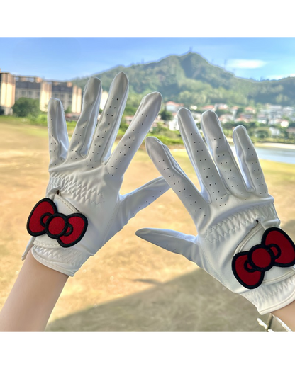 Swanlovegolf Women's Golf Gloves with Bow