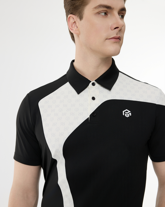 PSY AeroForm Black Golf Shirt