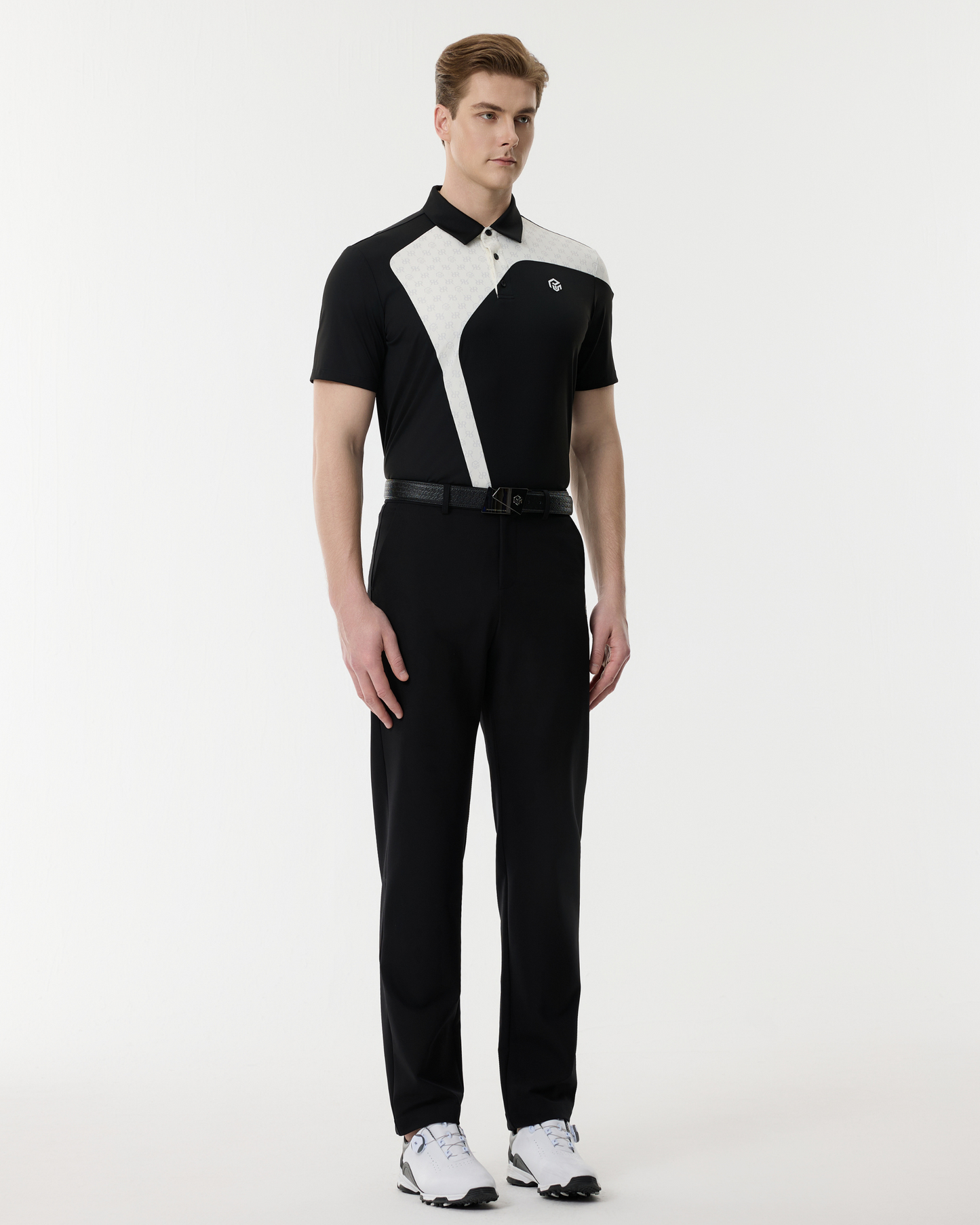 PSY AeroForm Black Golf Shirt