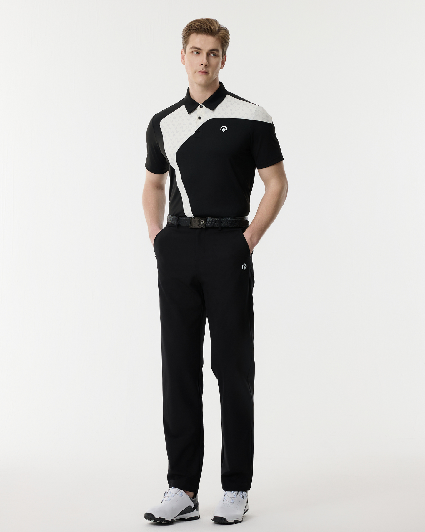 PSY AeroForm Black Golf Shirt