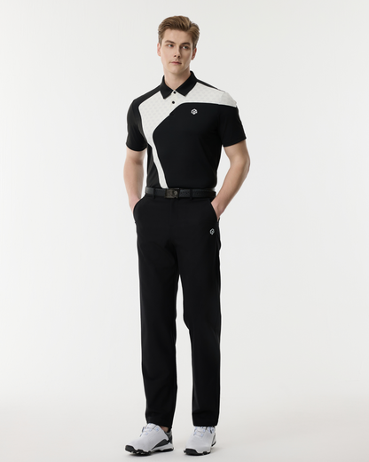 PSY AeroForm Black Golf Shirt