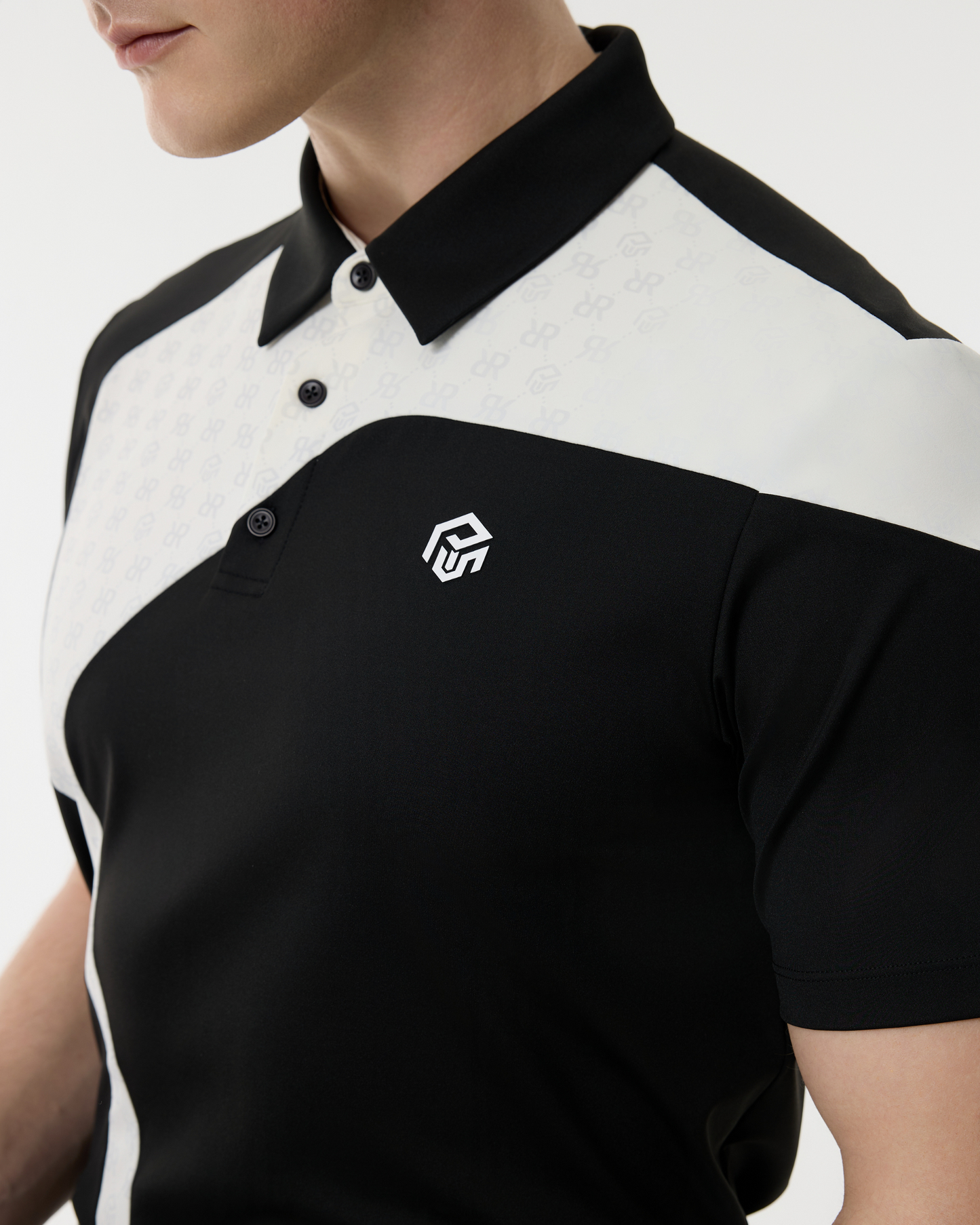 PSY AeroForm Black Golf Shirt