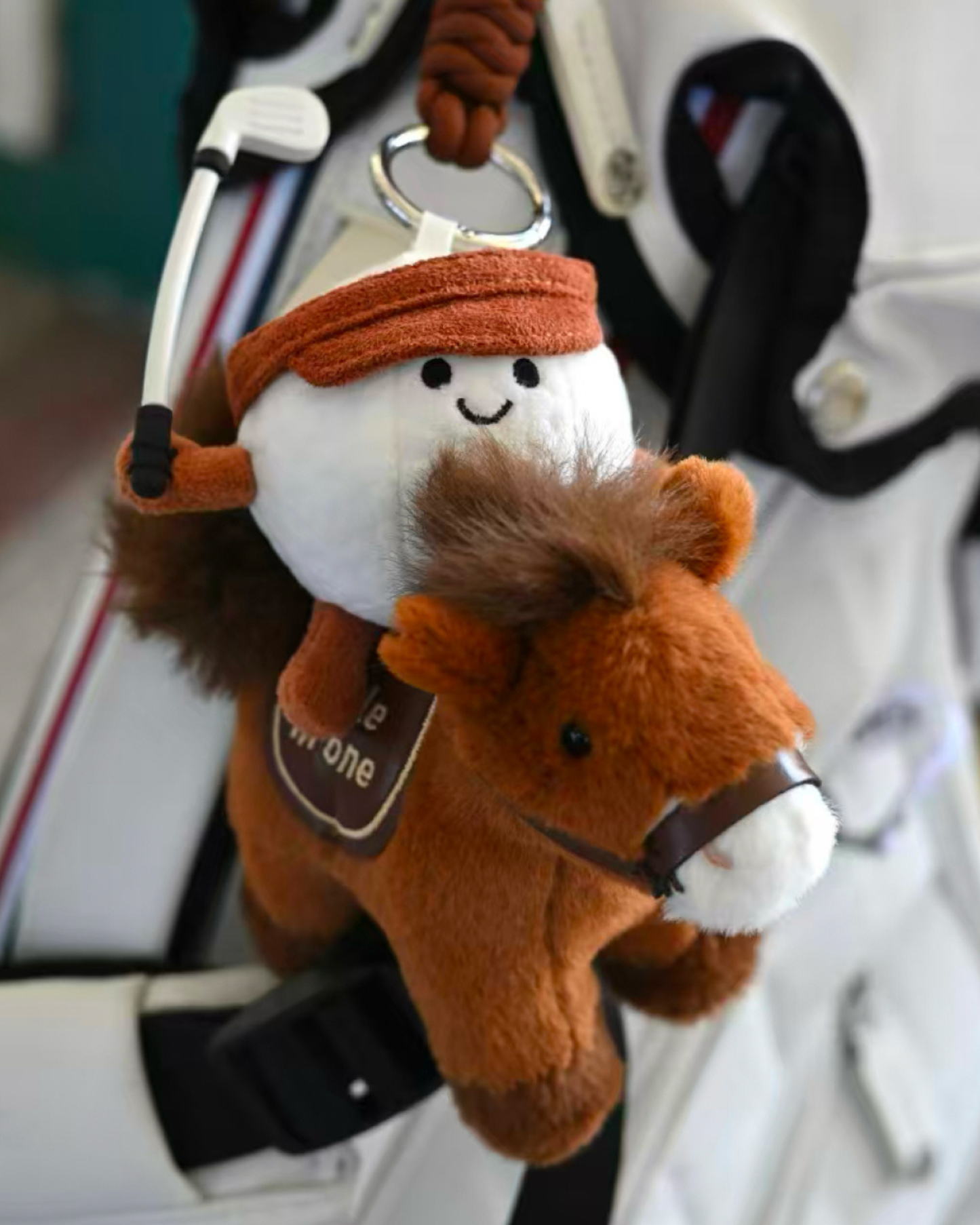 W-ACE “Hole in One” Lucky Horse Plush Bag Charm Set