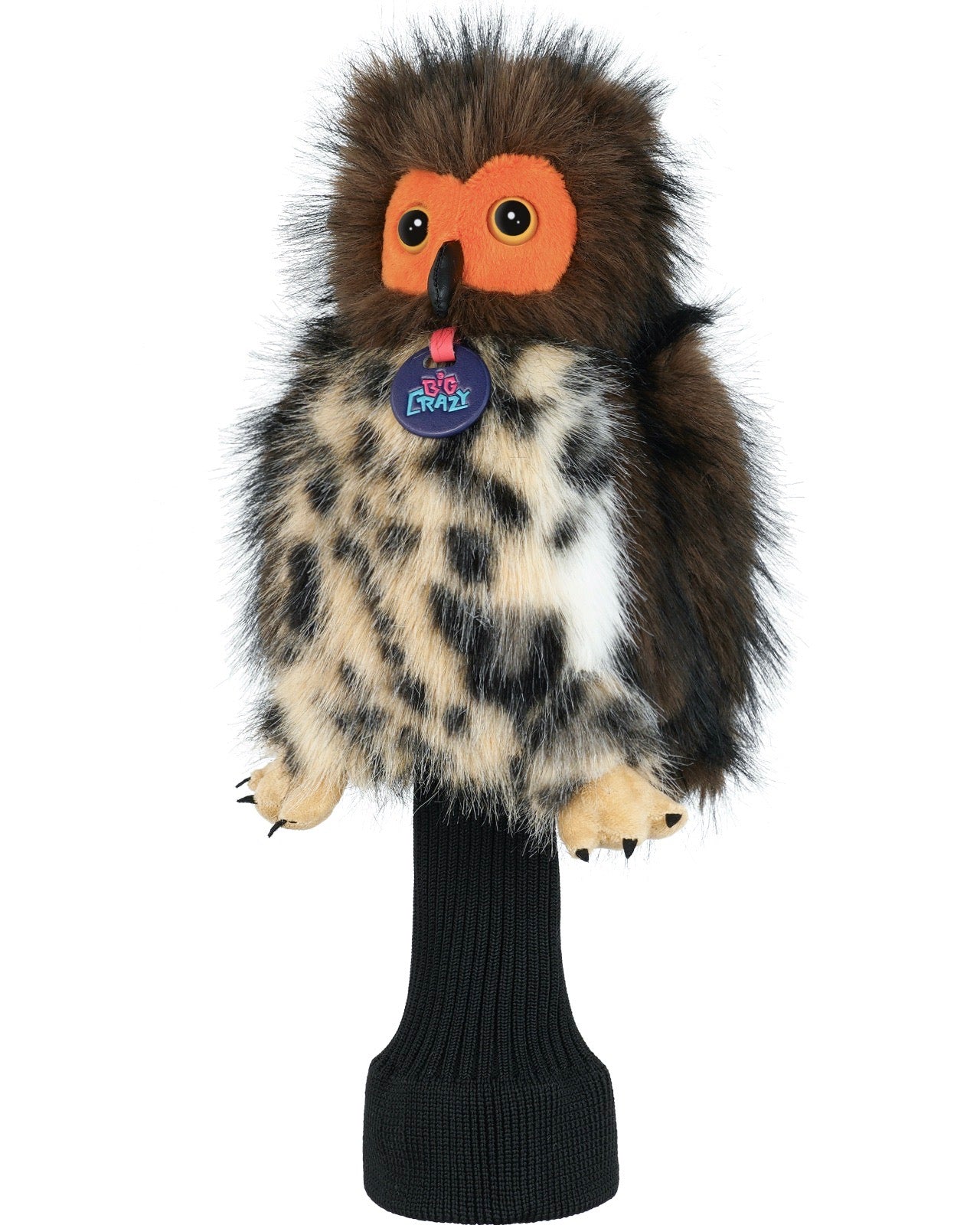 Big Crazy Owl Plush Driver Cover