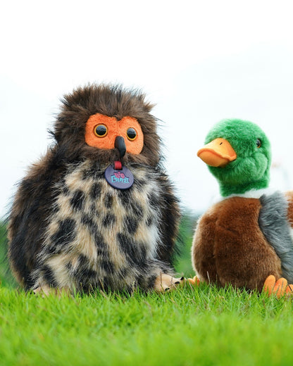 Big Crazy Owl Plush Driver Cover