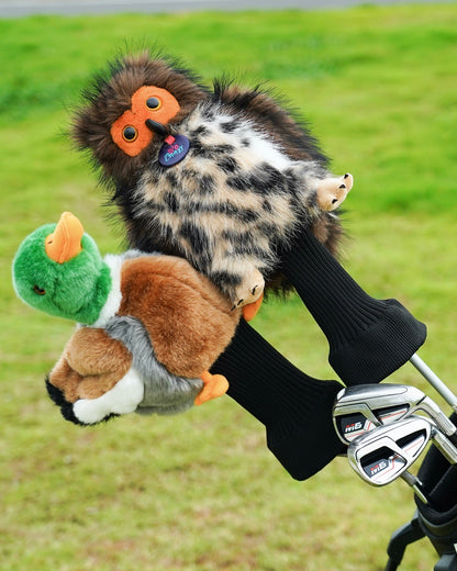 Big Crazy Owl Plush Driver Cover
