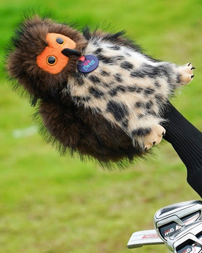 Big Crazy Owl Plush Driver Cover