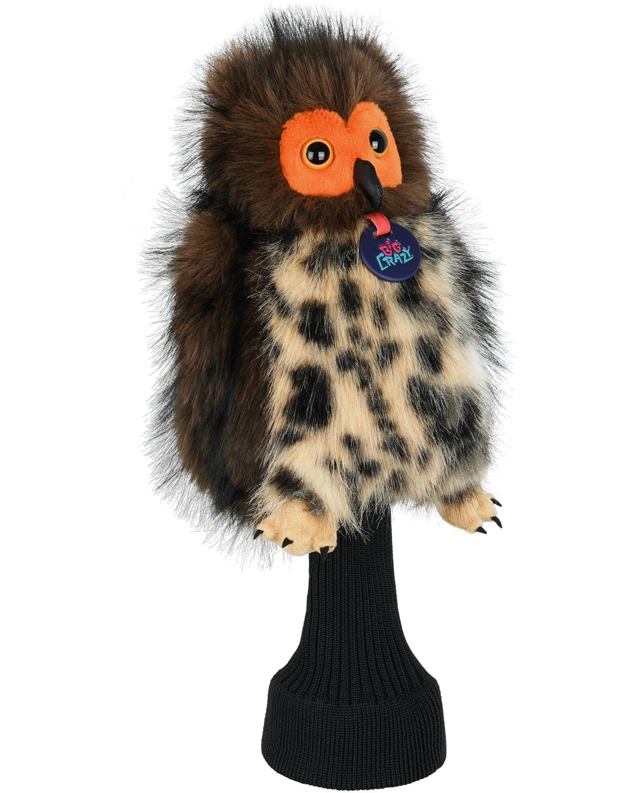 Big Crazy Owl Plush Driver Cover