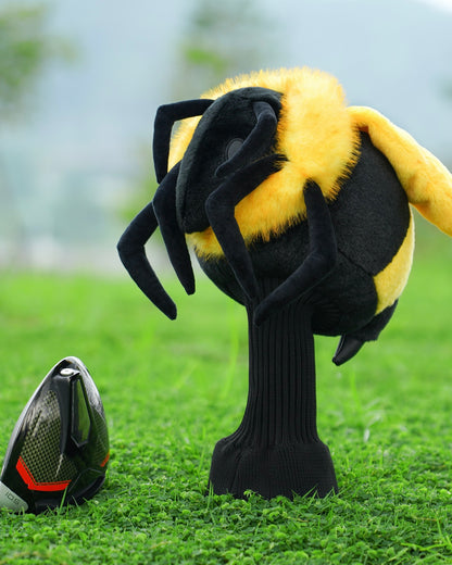 My Tag Bee Plush Driver Cover With Long Sock