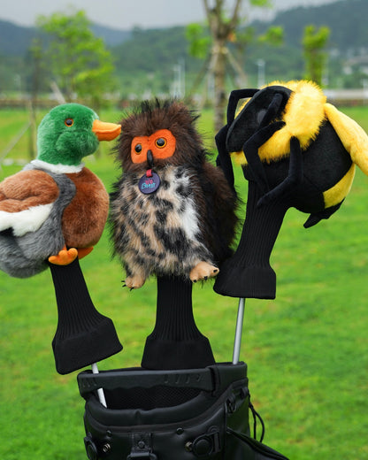 My Tag Bee Plush Driver Cover With Long Sock