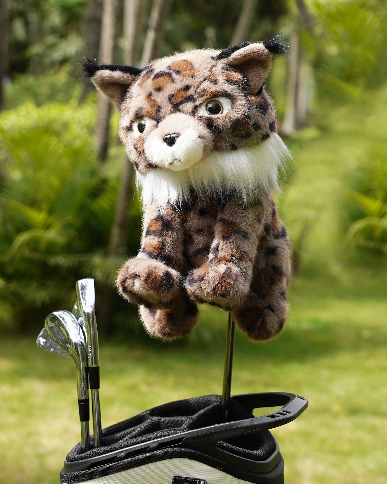 My Tag Bobcat Plush Driver Cover