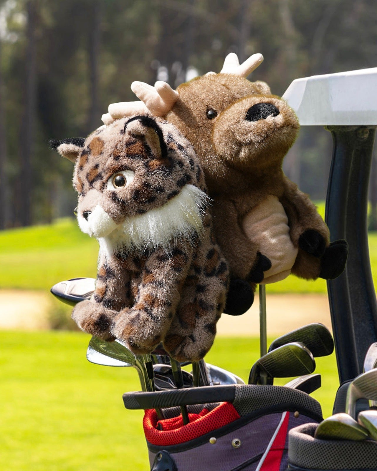 My Tag Bobcat Plush Driver Cover