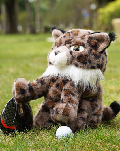 My Tag Bobcat Plush Driver Cover