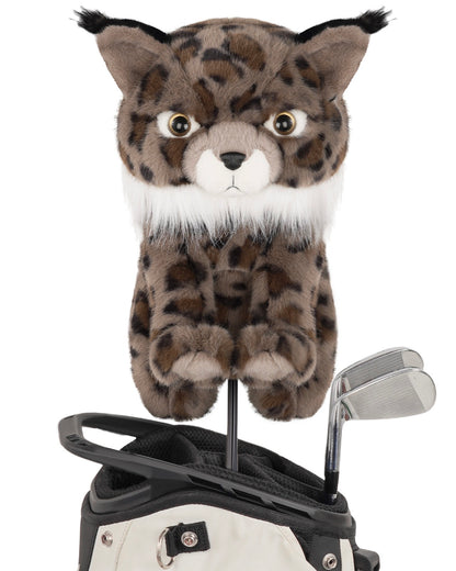 My Tag Bobcat Plush Driver Cover