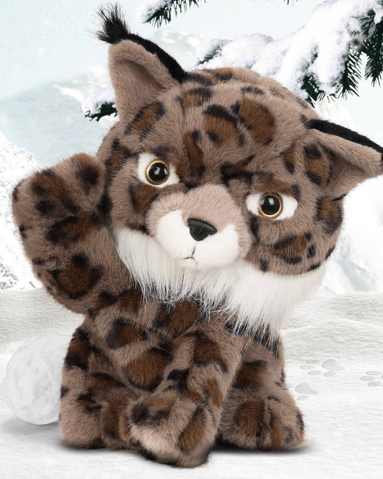 My Tag Bobcat Plush Driver Cover