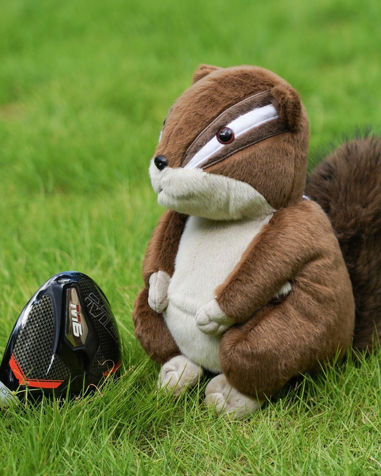 My Tag Chipmunk Plush Driver Cover with Long Sock