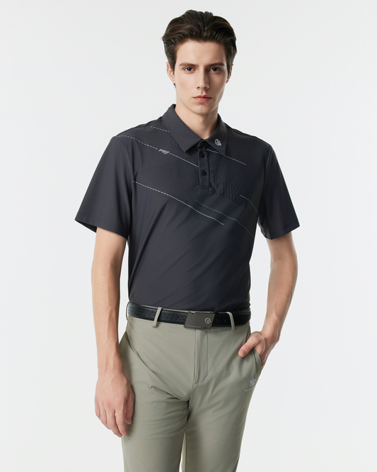 PSY MotionCore Gray Golf Polo