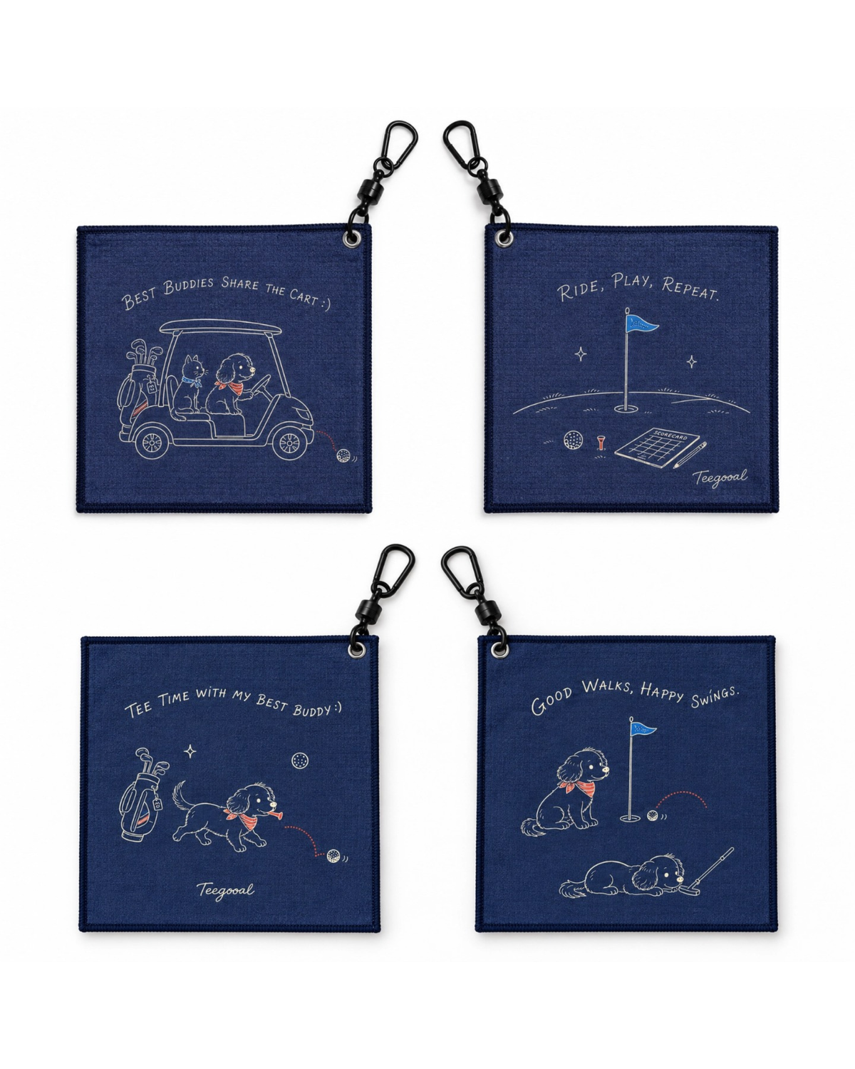 Teegooal Best Buddies Golf Towel