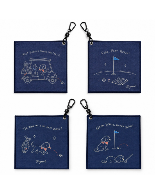 Teegooal Best Buddies Golf Towel