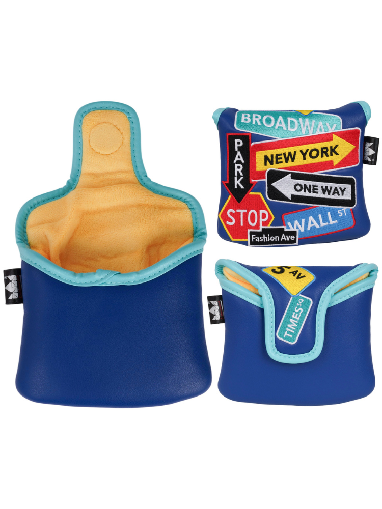 Craftsman New York Road Signs Square Mallet Putter Cover