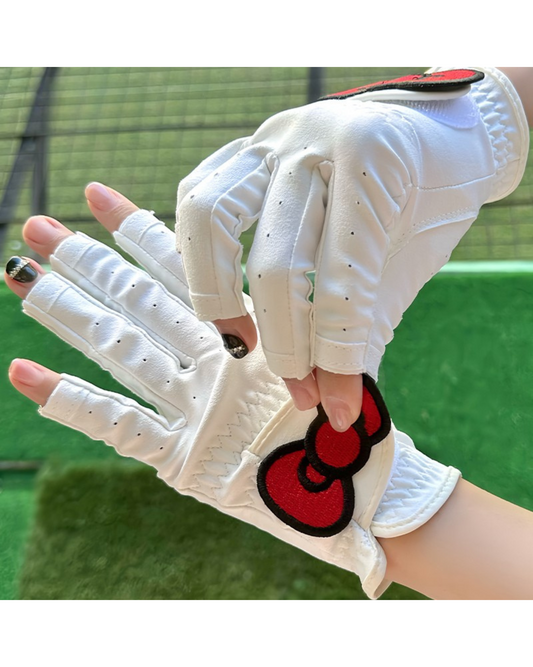 Swanlovegolf Women's Golf Gloves with Bow