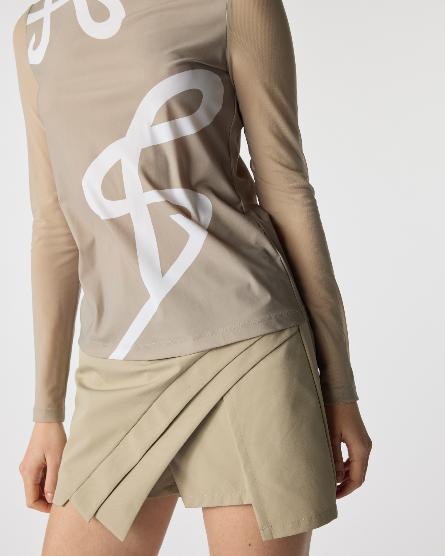 PSY Spring Reverie Logo Print Performance Top