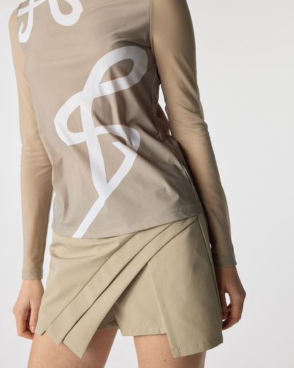 PSY Spring Reverie Logo Print Performance Top