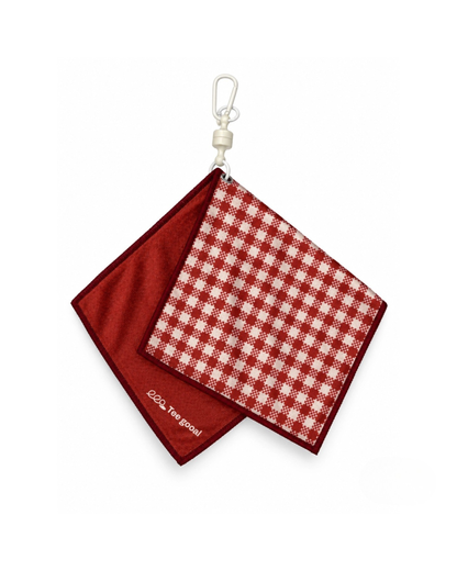 Teegooal Red Picnic Golf Towel