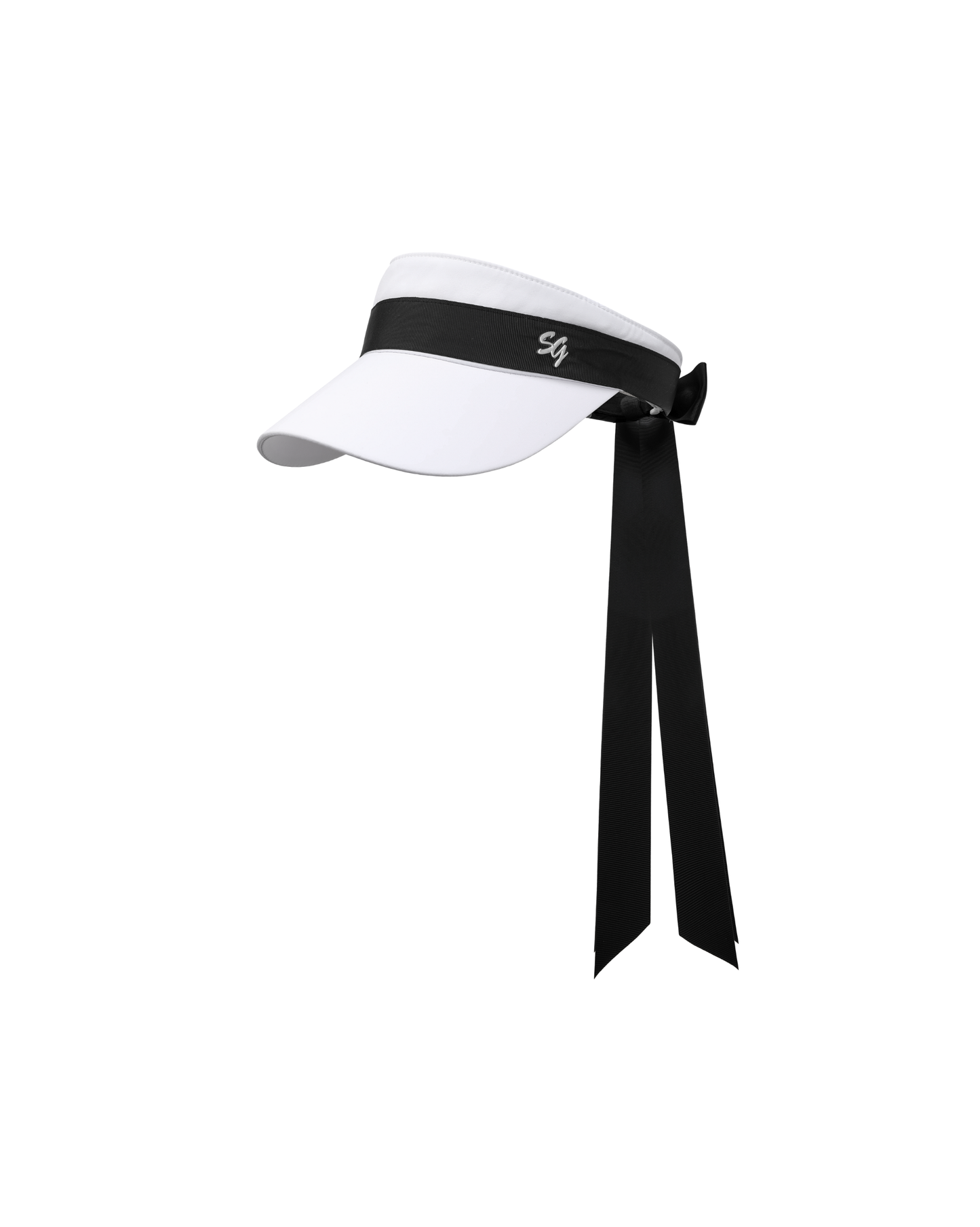 Swanlovegolf Women's Black & White Bow Sun Hat