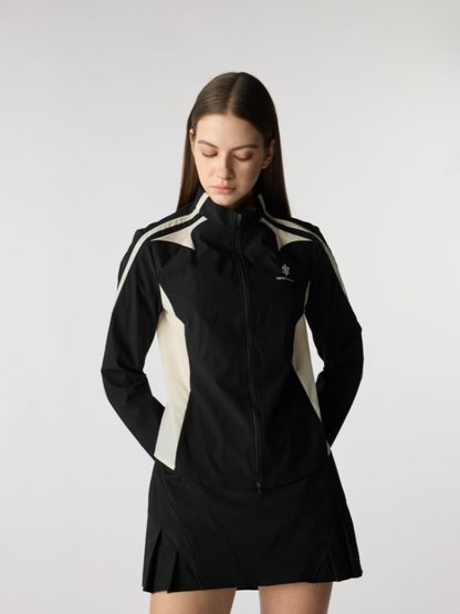 PSY Spring Reverie Black Performance Golf Top