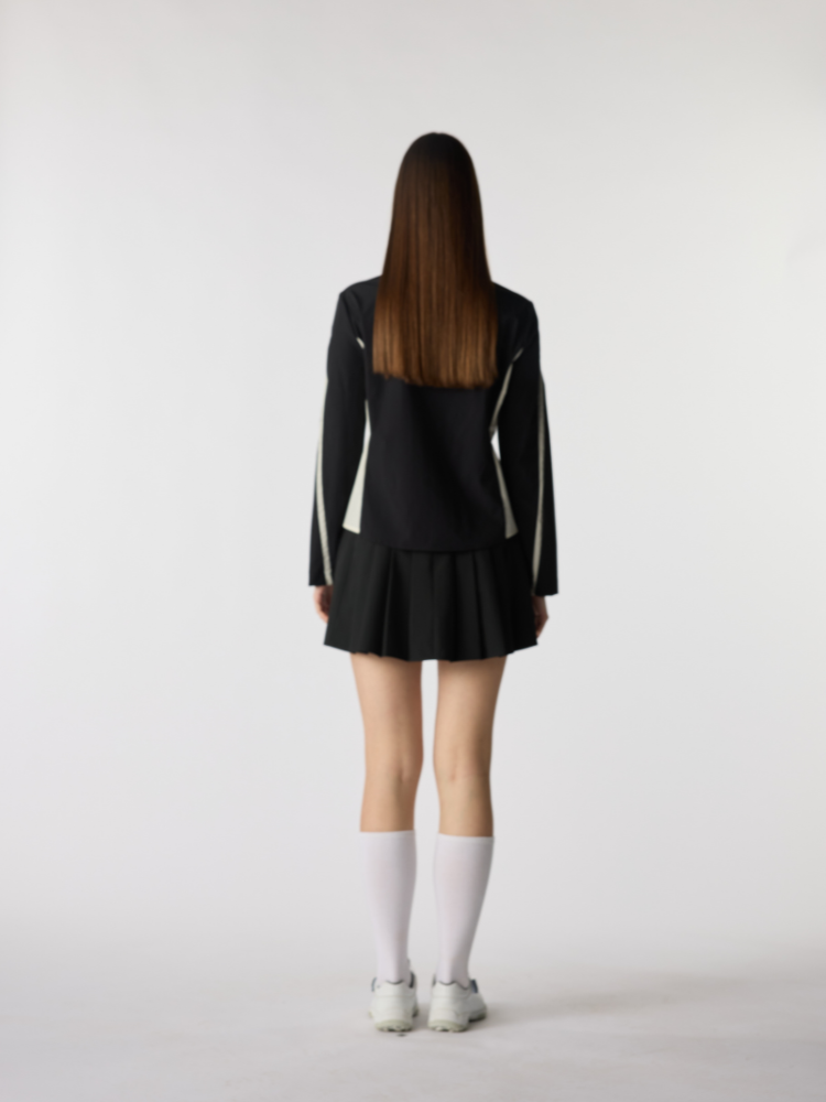PSY Spring Reverie Black Performance Golf Top