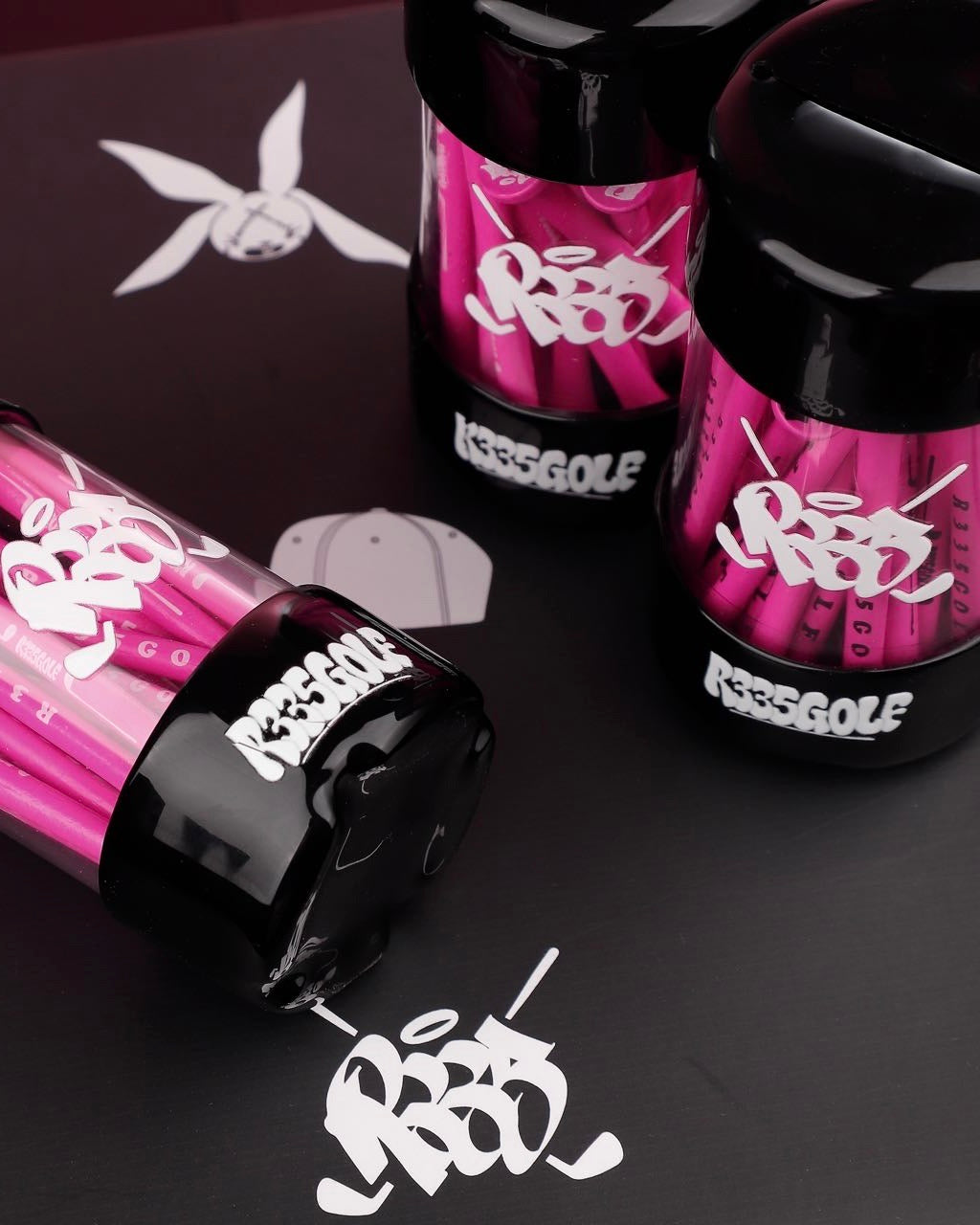R335 Golf Pink Bamboo Tees