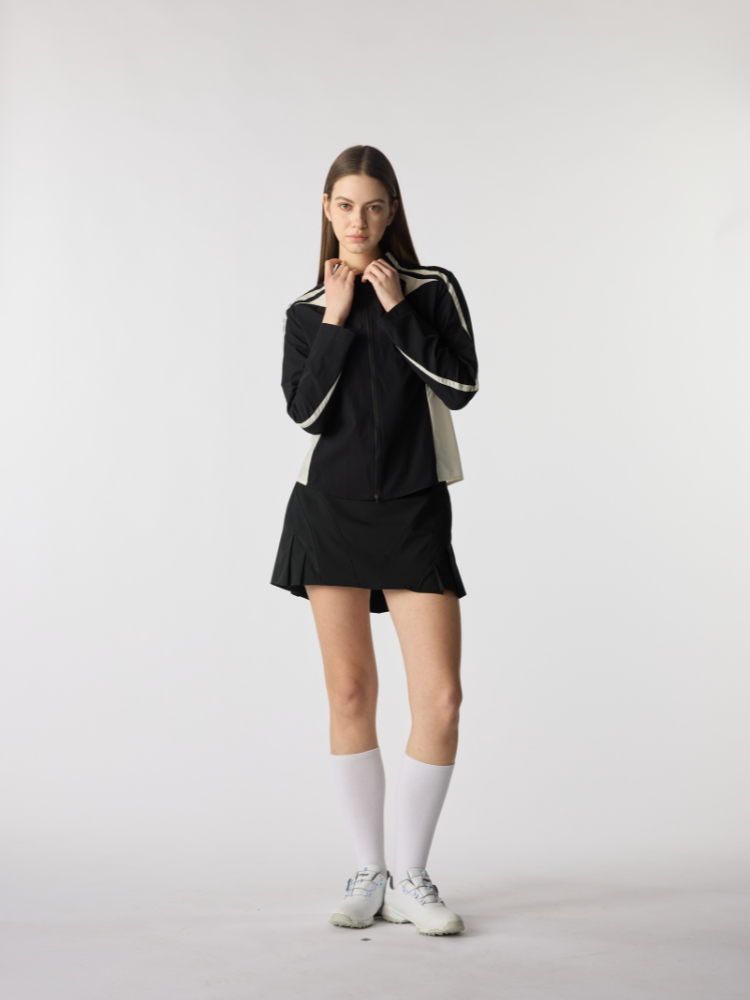 PSY Spring Reverie Black Performance Golf Top
