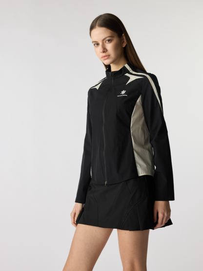 PSY Spring Reverie Black Performance Golf Top