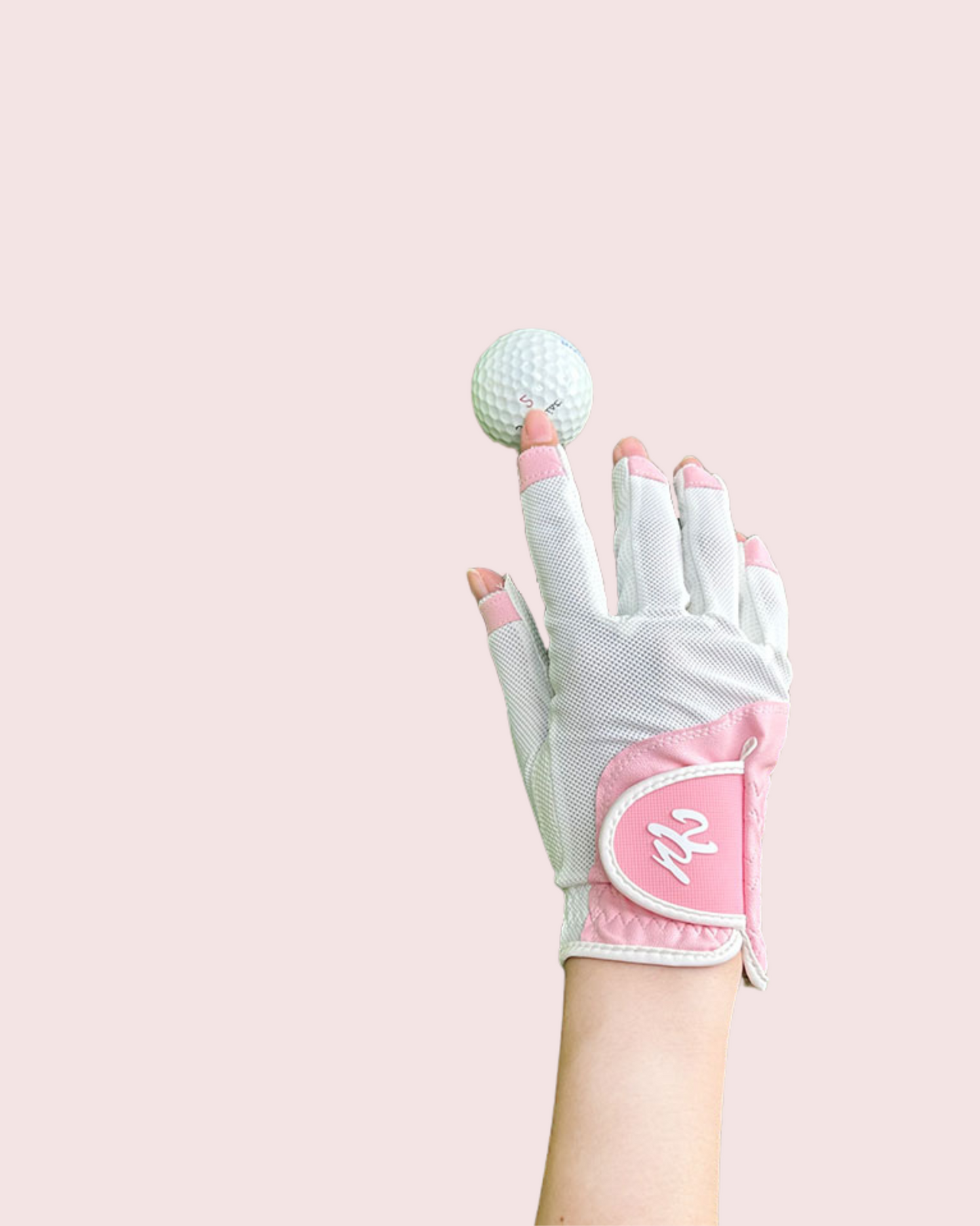 Swanlovegolf Women's  Ice Silk Fingerless Golf Gloves