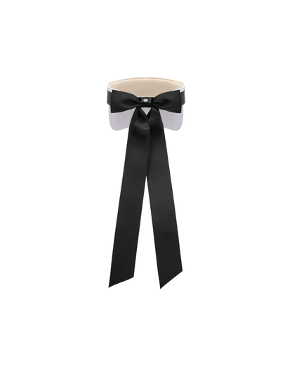 Swanlovegolf Women's Black & White Bow Sun Hat