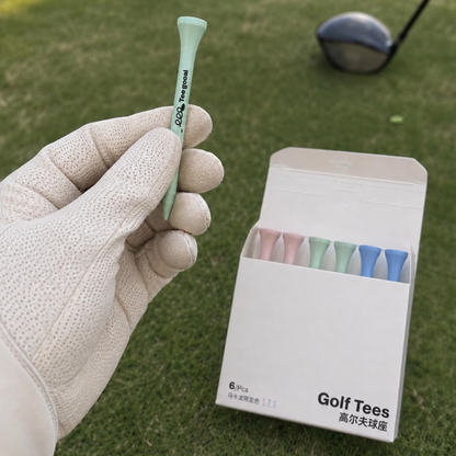 Teegooal Limited Edition Macaron Golf Tees | Stylish Wooden Golf Accessories for Women & Men