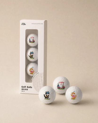 Teegooal Course-Buddy 3-Layer Golf Balls – 3 Pack