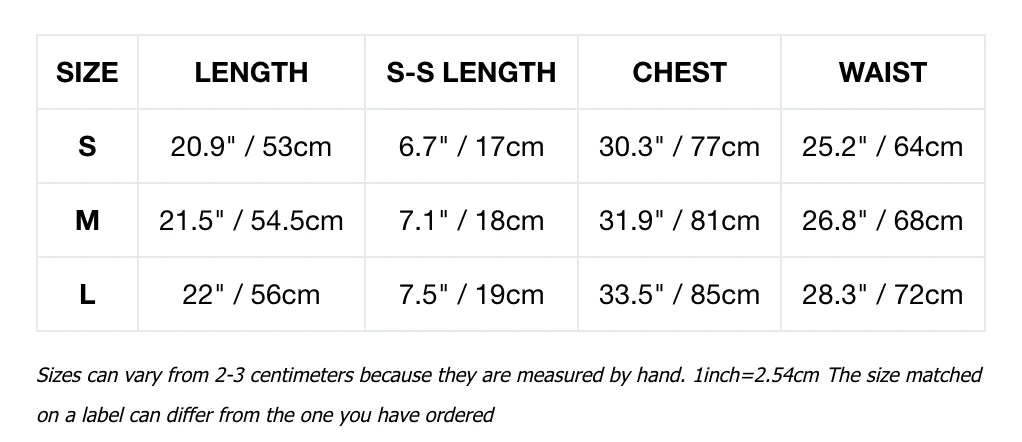 Aries Active Mermaid Bone Line Short-Sleeve Golf Shirt Size Chart