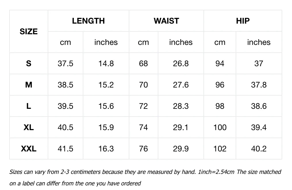 PSY Spring Reverie Laser Jacquard Satin Golf Skirt Size Chart