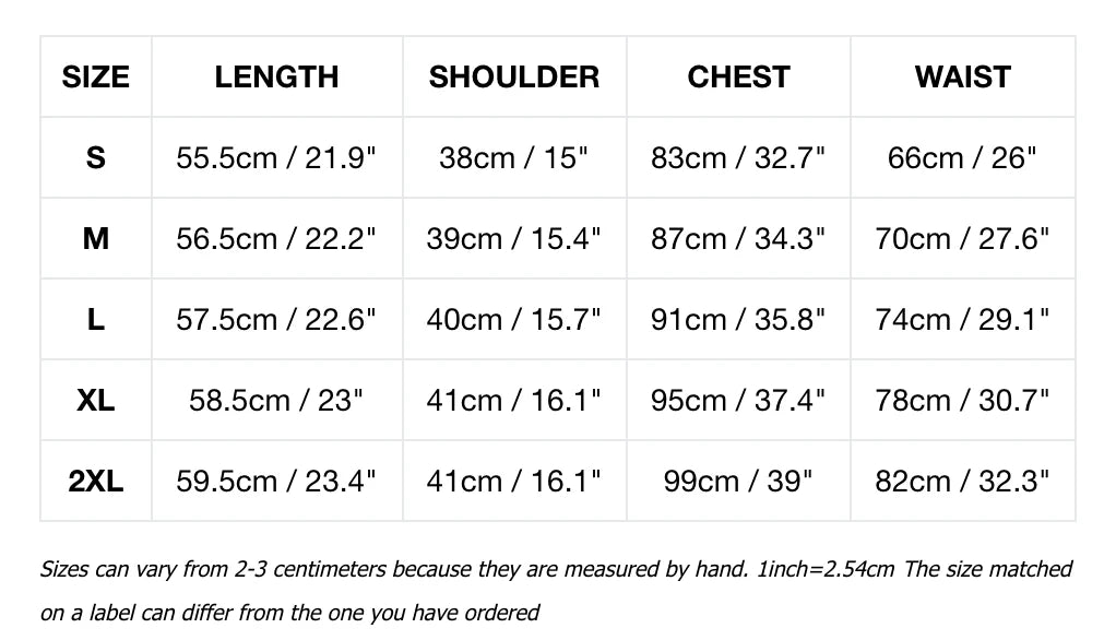 Polo de golf bicolor Spring Reverie de PSY Size Chart