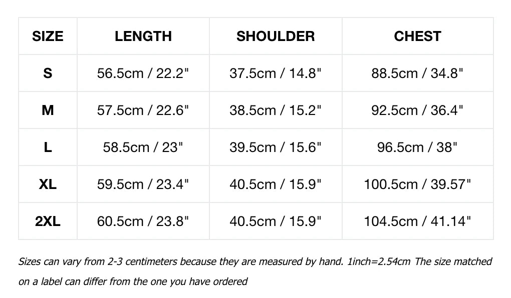 PSY Spring Reverie Women’s Lightweight Golf Vest Size Chart