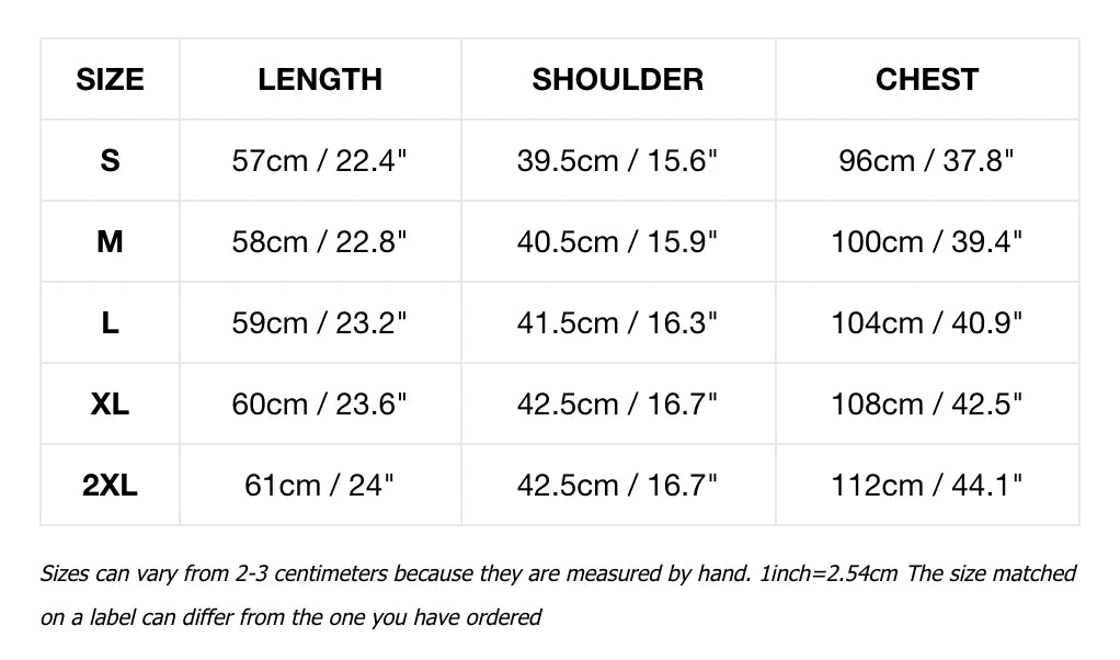 Spring Reverie Black Performance Golf Top Size Chart